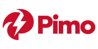Crimson Pimo logo on transparent background